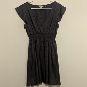 Roxy Summer Gray Dress with Pockets